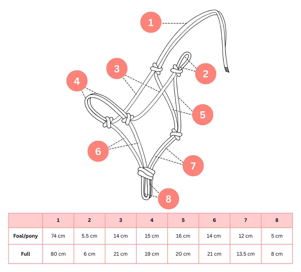 Foal & Pony Rope Halter – TRT Tools